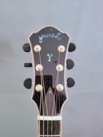 Gitar Listrik Yunzhi yang Dapat Disesuaikan Sepenuhnya, Body Kayu Basswood Buatan Tangan, Top Spruce, Neck Maple, Fingerboard Ebony, 6-String, Finishing Gloss