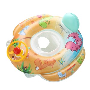 Bouée gonflable grenouille pour bébés de 0 à 24 mois, jouet aquatique en PVC, siège de bain pour enfant - Product Image 5
