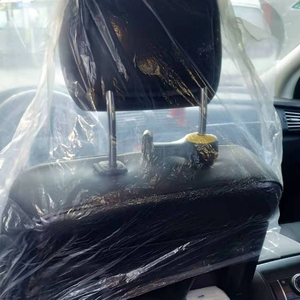 Yüksek basit otomotiv şeffaf evrensel temiz plastik tek kullanımlık plastik araba klozet kapağı - Product Image 3