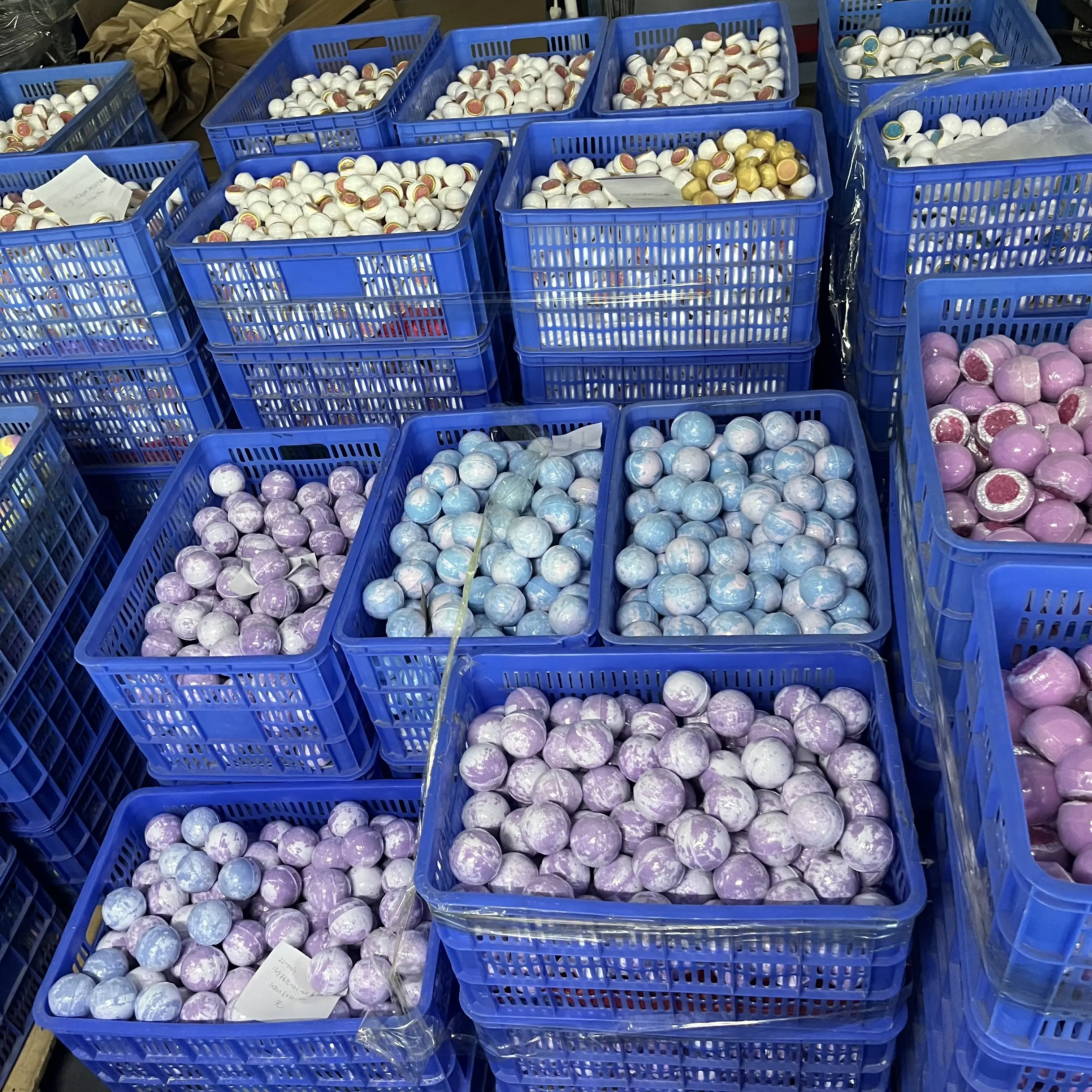 Marque privée FOE Fabricant de bombes pour bain à mousse pas cher Bombes de bain bio pour enfants set de 2 bombes de bain lavande pour la douche