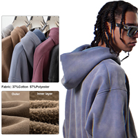 Venta al por mayor de sudaderas con capucha de alta calidad Trajes Unisex Personalizado de gran tamaño Sudaderas con capucha de peso pesado Trajes para hombres