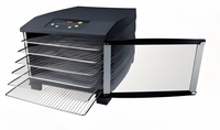 Déshydrateur alimentaire numérique à 6 plateaux, plage de température 35-80°C, design écologique, fonctionnement silencieux, utilisation facile pour la maison et le commerce