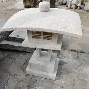 โคมไฟหินทรงหกเหลี่ยมแบบญี่ปุ่น โคมไฟหินยูกิมิ โคมไฟเจดีย์หินแบบญี่ปุ่น - Product Image 5