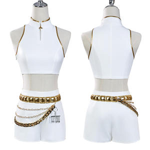 Disfraz de Cosplay de Cazadora de Demonios K-Pop para Mujer, Disfraz Blanco de Mira para Halloween, Carnaval, Fiesta, Juego de Roles, Traje de Rumi, Uniforme para TV y Cine - Product Image 6