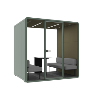 Cabina Ufficio Personalizzata per 4 Persone, Spazio di Lavoro Insonorizzato, Cabina per Riunioni e Telefonate, Ufficio Prefabbricato in Vendita - Product Image 5
