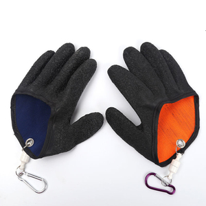 ถุงมือนิรภัยสำหรับตกปลาและขี่จักรยานถุงมือหนังป้องกันการตัดด้วยแม่เหล็กสำหรับฤดูร้อนแบบมืออาชีพสำหรับตกปลาและขี่จักรยาน - Product Image 1