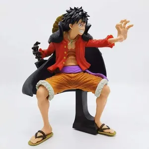 Figura Coleccionable de Anime de 20 cm Inspirada en el Dibujo Animado Japonés, <span class=keywords><strong>Muñeco</strong></span> de <span class=keywords><strong>Monkey</strong></span> <span class=keywords><strong>D</strong></span>. <span class=keywords><strong>Luffy</strong></span> con Haoushoku Haki del País de Wano - Product Image 6