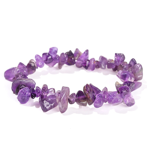 Bracelet en quartz naturel multicolore de haute qualité JD GEMS, bracelet élastique irrégulier Reiki, bracelet de gravier des sept chakras - Product Image 6