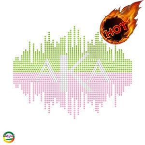 Design con Strass Rosa e Verdi per Trasferimento a Caldo, Motivo Afro Lady per Felpe e <span class=keywords><strong>Magliette</strong></span> - Product Image 3