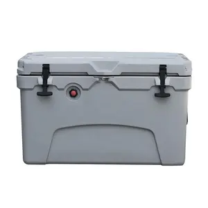Caixa refrigeradora de transporte de caixa refrigeradora de rolamento de caixa de gelo de entrega portátil 45QT
