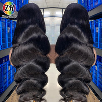100% perruques de cheveux humains naturels sans colle, perruque précoupée prépliée cheveux humains cheveux brésiliens, prêt à l'emploi HD perruque humaine sans colle brute