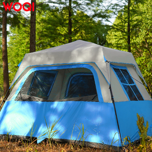 Tienda de campaña WOQI Instant Cabin para 4/6/8 personas, resistente al agua con lluvia extraíble, fácil configuración para campamentos familiares - Product Image 6