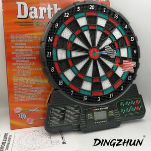 DINGZHUN <span class=keywords><strong>Cible</strong></span> de fléchettes électronique automatique en plastique avec 18 types de jeux et 159 façons de jouer - Product Image 1