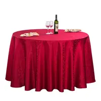 Hochwertige wasch bare Luxus Runde dekorative Hochzeit Tischdecken