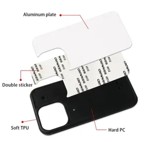 Custodia per cellulare a sublimazione custodia per telefono con sublimazione 2D TPU + PC per <span class=keywords><strong>Iphone</strong></span> 12 <span class=keywords><strong>13</strong></span> 14 <span class=keywords><strong>Mini</strong></span> Pro Max Cover per cellulare - Product Image 5