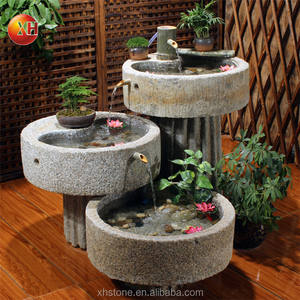 Macetas de Piedra Natural Hechas a Mano, Jardineras, Fuentes de Agua Japonesas, Cascada Interior para Decoración <span class=keywords><strong>del</strong></span> Hogar y Jardín - Product Image 2