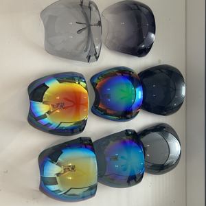 シルバーカラー <span class=keywords><strong>2026</strong></span> フェイスシールド 曇り止め保護メガネ クリアプラスチック フルフェイスシールド 曇り止めフェイスシールド 透明 - Product Image 2