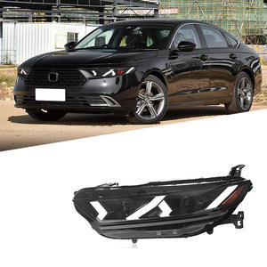 LED-Scheinwerfer-Einheit für 23-25 Accord 11. Generation Neu 12V 55W 5500 Lumen 6000K Laser-Modifikation Fließendes Wasser Rot - Product Image 2