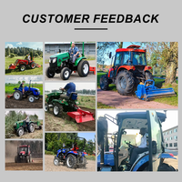 Tractor Audacious de 80HP 4x4 con Cabina con Aire Acondicionado, Sistema Hidráulico Robusto y Alta Capacidad de Elevación para Jardinería y Agricultura