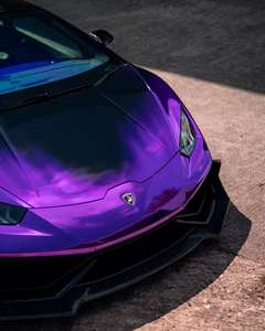 2024中国NO1新款上市光泽汽车包装乙烯基贴花汽车贴纸紫色混合蓝色薄膜批发汽车包装薄膜 - Product Image 2