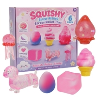 Bestseller transfrontalier Lu Hua Art Squishy Gift Set Malt Sugar Shaped Stress-Relief Squeeze Toy Creative Decompression Soft
