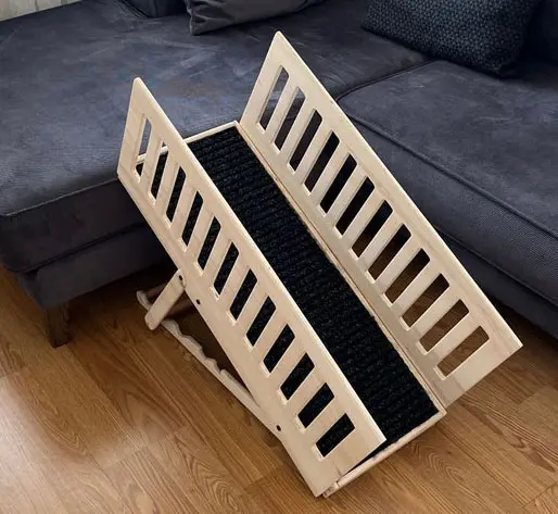 Fácil Folding Indoor Pet Toy Escalada Quadro De Madeira Cat Stair Frame