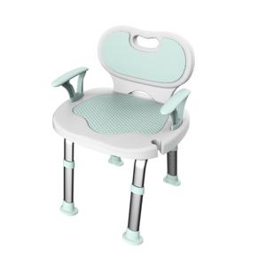 Chaise de douche roulante, tabouret de bain en alliage d'<span class=keywords><strong>aluminium</strong></span>, siège de douche portable pour personnes âgées, handicapées - Product Image 5