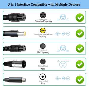 Chargeur Rapide Universel 48V 54.6V 2A pour Vélo Électrique pour <span class=keywords><strong>Batterie</strong></span> au Lithium 48V Monoroue Scooter Rad Power - Product Image 2