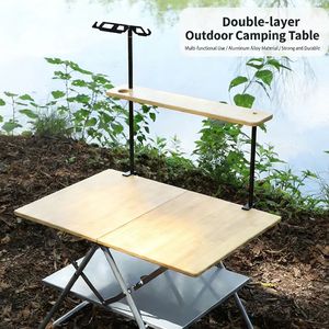 <span class=keywords><strong>Tavolo</strong></span> da Campeggio Leggero in Lega di Alluminio, Design Pieghevole con Borsa per il Trasporto, Ideale per Viaggi e Campeggio - Product Image 2