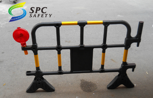 Venta al por mayor temporal de plástico, ligero y duradero de seguridad portátil peatonal de barrera de control de multitudes de tráfico cerca de la <span class=keywords><strong>barricada</strong></span>. - Product Image 6