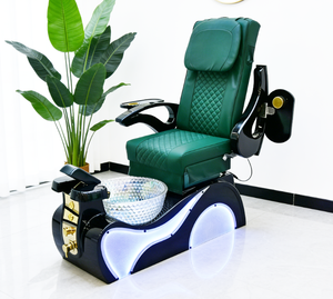 Fauteuil de pédicure multifonctionnel de luxe pour spa des pieds, modèle électrique inclinable sans tuyauterie, personnalisé pour salon de manucure et soins des pieds - Product Image 5