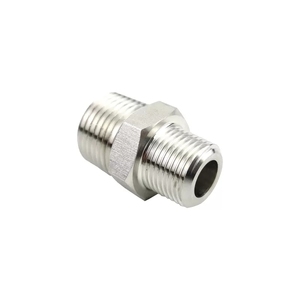 Thép không gỉ 304 ống núm vú 3/8 ''<span class=keywords><strong>NPT</strong></span> để 1/4'' <span class=keywords><strong>NPT</strong></span> giảm Hex núm vú - Product Image 4