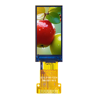 1,0-Zoll-TFT-HD-LCD-Bildschirm mit einer Auflösung von 120 x 240 IPS, 13-poliger, gelöteter SPI-Treiber-IC ST77912.