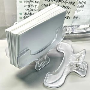 Memo Clip Transparent Plastic 7 Inch Strong Hold For Papers Notes Student Use - Product Image 4