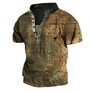 T-shirt stampata a basso costo da uomo con stampa MOQ per uomo, modello di t-shirt stampata a stampa rapida e asciutta - Product Image 4