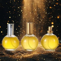 Flacon de parfum en verre irrégulier de 30 ml en forme de goutte, forme de galet, luxe en stock
