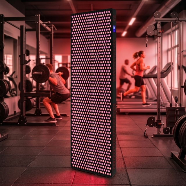 Full Body Wellness Relaxation Red and Near Infrared Light Therapy with Touchscreen and 5 Wavelengths Red Light Therapy Panel
