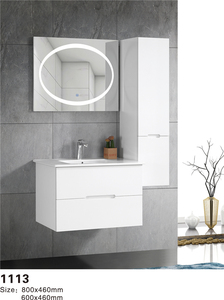 Lussuoso lussuoso moderno impermeabile a parete mobile da bagno con Smart specchio <span class=keywords><strong>lavello</strong></span> per Hotel ville - Product Image 4