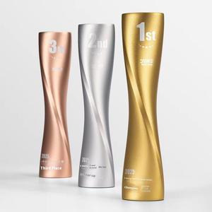 Trophées commémoratifs personnalisés en alliage d'aluminium haut de gamme pour employés exceptionnels – Gravure annuelle de qualité supérieure - Product Image 3