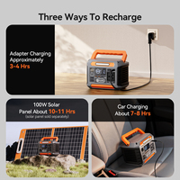 Powerstation Batteries Lithium Ion Mini Camp Onduleur Générateur Électrique Solaire Charge 320W Centrale Électrique Portable
