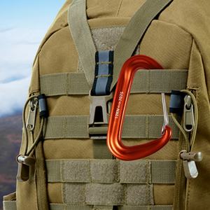 Mosqueton d'escalade en aluminium marin 7075 12KN, pour le <span class=keywords><strong>camping</strong></span>, le porte-clés, <span class=keywords><strong>les</strong></span> crochets à ressort, <span class=keywords><strong>les</strong></span> crochets à pression, la quincaillerie nautique - Product Image 3