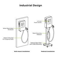 Cargador de Pared para Vehículos Eléctricos EVTAURUS BYD con Certificación CE, CCS2 GBT 20/30/40KW, Carga Rápida DC, OCPP1.6J, 2 Años de Garantía, Uso Doméstico y Comercial