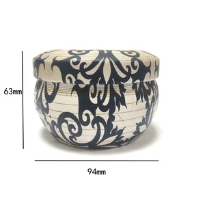 Vente en gros de boîtes à bougies rondes en métal personnalisées avec impression, 4 oz et 16 oz, pots à bougies vides avec couvercle - Product Image 6