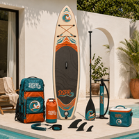 Planche de SUP gonflable avec pompe électrique, gonflage rapide, kit complet pour une utilisation et un transport faciles