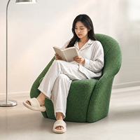 Canapé de réception moderne et décontracté de style italien pour hôtel, café, magasin de vêtements, salon de beauté, espace lounge, mobilier de maison une place
