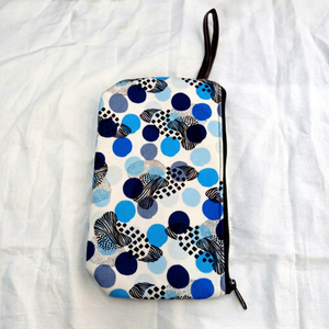 Bolsa de Aseo Floral de Lona de Algodón Ecológico, Neceser Sostenible con Cierre de Cremallera, Organizador de Cosméticos al por Mayor con Logotipo de Marca Personalizado - Product Image 1