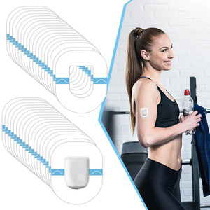 Parches adhesivos para <span class=keywords><strong>Freestyle</strong></span> Libre, parches transparentes impermeables y una cubierta <span class=keywords><strong>de</strong></span> <span class=keywords><strong>sensor</strong></span> <span class=keywords><strong>de</strong></span> plástico - Product Image 2