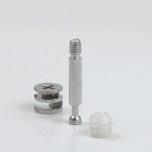 Conector de Plástico Tres en Uno para Cocina y Comedor, Tornillo, Rueda Excéntrica, Tuerca para Muebles, Herrajes para Muebles - Product Image 2