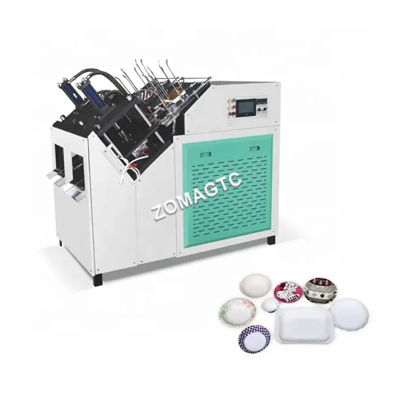 Automatic Disposable Plant Fiber Tableware Bowl Plate Packing Box Hot Pressing Machine Pulp Mold Making Machine