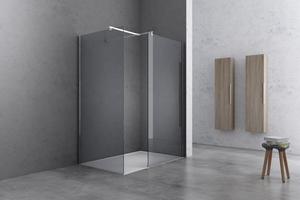 Sin Marco de 8mm de espesor de vidrio templado, diseño moderno, bandeja rectangular, aplicación de Hotel, pantallas de ducha de esquina, bañera - Product Image 3